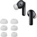 kwmobile 6x cover voor in-ear oortjes geschikt voor Huawei Freebuds 6i - Vervangende oordopjes van siliconen in wit - 3 maten