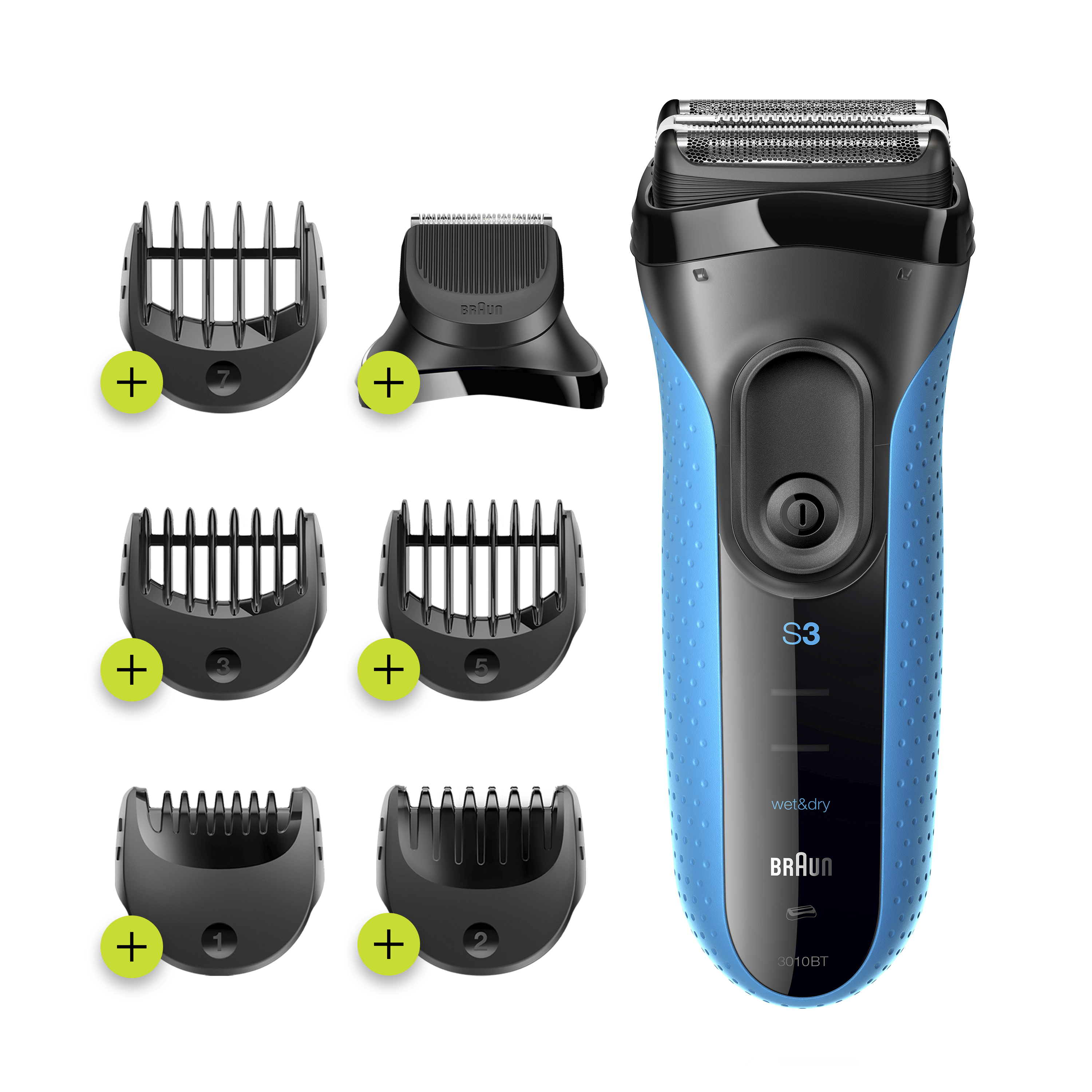 Braun Series 3 Shave&amp;Style 3010BT 3-In-1 Wet&amp;Dry Elektrisch Scheerapparaat Met Precisietrimmer