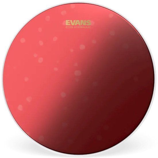 Evans B13HR Hydraulic Red Coated Snare Drumvel, 13 inch