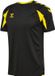 Hummel Jersey Core 2.0 L Noir/Jaune Éclair Polyester Manches courtes Colorblock Hommes Printemps/Été 2025