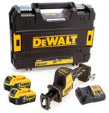 DEWALT Scie sabre compacte 18V XR (2x5,0 Ah) en TSTAK - DCS369P2