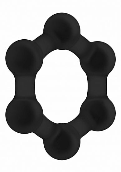 Sono NO. 83 - Weighted Cock Ring - Black - Silicone