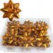 Rosettes adhésives, 11 cm, doré, 12 pièces par paquet.