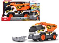Dickie Toys Kiepwagen Vrachtwagen Licht en geluid Oranje/Zwart/Wit Kunststof Batterij 2x R03 Vanaf 3 jaar
