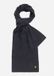Lyle & Scott Lambswool ribbed scarf - dark navy marl