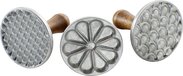 Nordic Ware All Season Cookie Stamps - Grijs - Rond - Aluminium