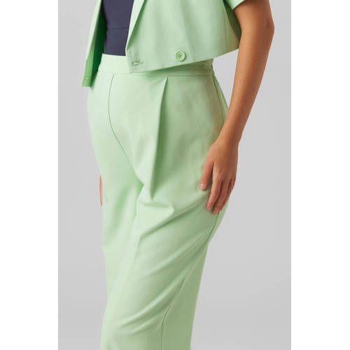 MAMALICIOUS MLNOMY - Zwangerschapspantalon - Mintgroen - Wide Leg