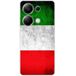 Xiaomi Drapeau italie bedrukt siliconen hoesje compatibel met Redmi Note 13 Pro 4G