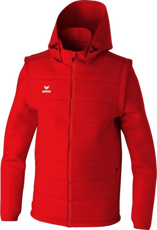 Erima Team Jack Met Afneembare Mouwen Heren - Rood - Maat XL