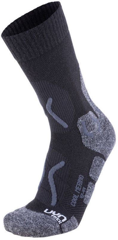 UYN Trekking Cool Merino Sokken Heren grijs/zwart 39/41 2019