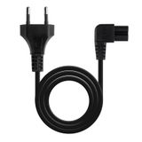 TooQ 10.22.0502 netsnoer CEE7/16/M-C7/H, zwart, 1,8 m