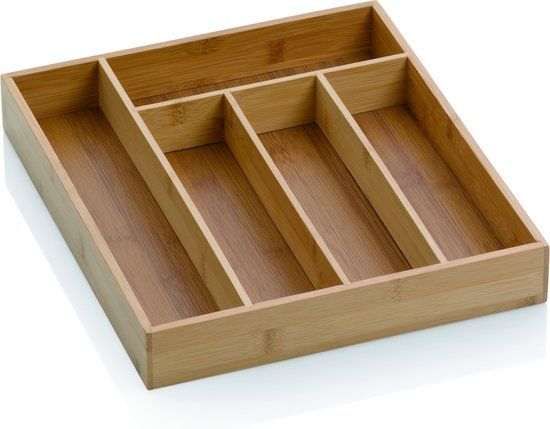 Kela Kalma Bestekbak Bamboe - 34 x 30 x 5 cm
