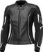 Held Debbie 3 Dames Motocycle Leren Jas Zwart/wit Maat 21