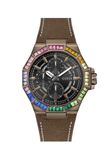 GUESS Montre analogique ' ENERGY ' marron / multicolore