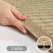 Giza Tapis – Beige avec Cadre – Bas Velours & Moderne – Pour Intérieur & Extérieur – 200x200 cm rond