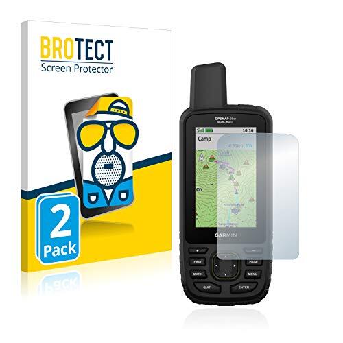 brotect 2x Antireflecterende Beschermfolie compatibel met Garmin GPSMAP 66sr Anti-Glare Screen Protector, Mat, Ontspiegelend