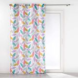 Douceur d'intérieur Fantasia Curtain with Eyelets (140 x 260 cm) Printed Polyester