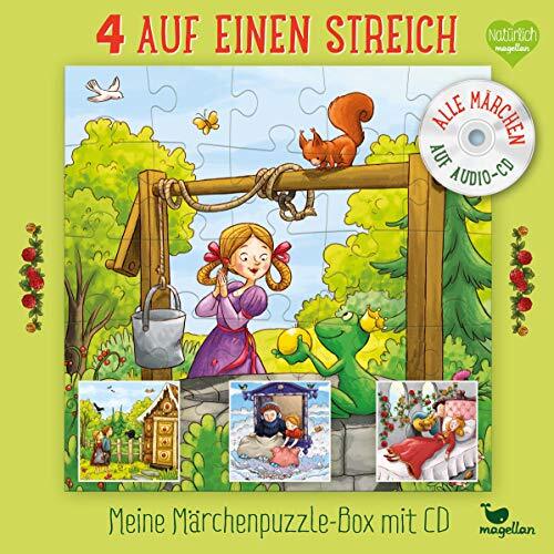 Magellan GmbH 4 auf einen Streich - Meine Märchenpuzzle-Box mit CD