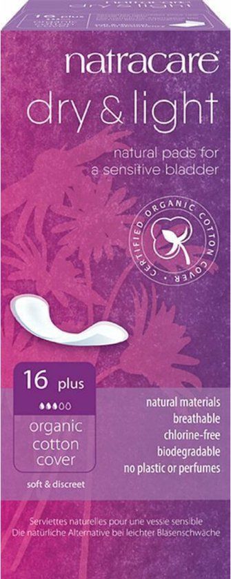 Natracare Incontinentieverband Plus - 16 stuks