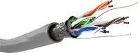 Goobay CAT 5e Netwerkkabel, F/UTP, 100 m, grijs