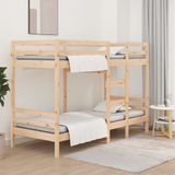 Maison Exclusive - Lit superposé avec matelas, 90 x 190 cm, en pin massif