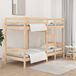Maison Exclusive - Lit superposé avec matelas, 90 x 190 cm, en pin massif