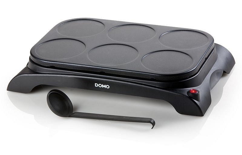 Domo DO8709P Crepe Maker - Black - 6 Crepes