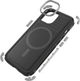 Muvit Beschermhoesje Geschikt voor Apple iPhone 15 Antichoc 4M, Zwart