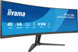 iiyama G-MASTER 45" Curved Gaming Monitor - 5120x1440 DQHD, 165Hz, USB-C, HDR400