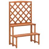 vidaXL Support de plantes bois 70x42x115 cm