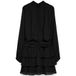 VERO MODA mini jurk met ruches - zwart