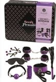 Secret Play Kit de bondage - Violet - 10 pièces