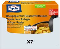 Toppits Airfryer Papier 20 cm - 7 x 20 stuks - Voordeelverpakking