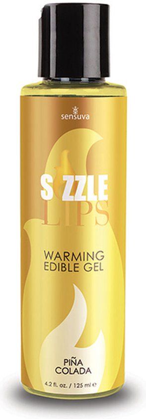 Sensuva Sizzle Lips Piña Colada Warming Gel 125 ml