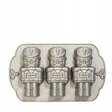 Decora Versier Notenkraker Bakvorm met 3 Holtes - Aluminium