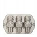 Decora Versier Notenkraker Bakvorm met 3 Holtes - Aluminium