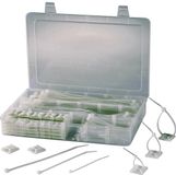 TRU COMPONENTS EPR-350 Kabelbinder Helder Met kleefsokkel