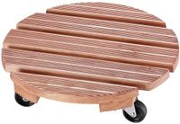 Dörner + Helmer Plantenroller Mammoet, rond, 38 cm diameter, 100 kg draagkracht, antislip, voor buiten, pareleffect