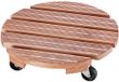 Dörner + Helmer Plantenroller Mammoet, rond, 38 cm diameter, 100 kg draagkracht, antislip, voor buiten, pareleffect