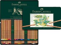 FABER-CASTELL Pitt Pastel-kleurpotloden set, 60-delig in metalen etui