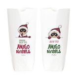 Mopec Amigo geschenkzakje onzichtbaar, 12 cm, 24 stuks, wit, papier, 22,5 cm