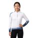 Q36.5 Gregarius Hybrid Collar Fade maillot manches longues femme blanc, taille XL