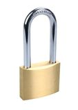 Hangslot: messing, 40 mm lang, robuust en duurzaam, ideaal voor het beveiligen van voorwerpen en ruimtes, eenvoudig te bedienen en draagbaar