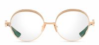 Dita Nukou Lunettes de vue unisexe doré rondes 55mm
