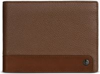 bugatti Due Flap Wallet Cognac bruine