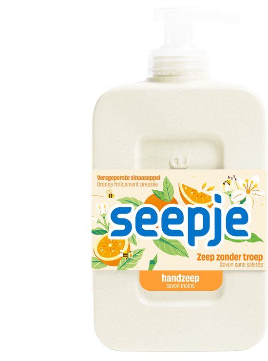 Seepje Handzeep Versgeperste Sinaasappel Geur - 300 ml