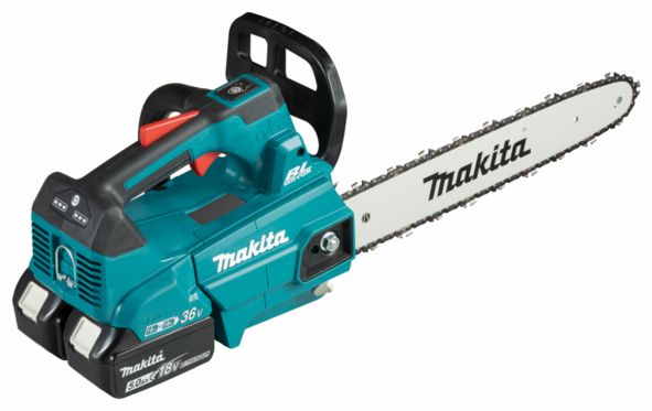 Makita DUC356PT2B 35cm Cordless Chainsaw - Black/Blue