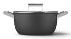 Smeg CSF2412BLM Braadpan - 5.4L - 24cm - Zwart