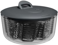 Zyliss Easy Spin L – Slacentrifuge Ø27 cm – Uittrekbaar Koord en Rem – Antislip Serveerkom – Compact Opbergen – Sla Centrifuge voor Verse, Droge Groenten – Met Giettuit