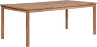 vidaXL Tuintafel 200x100x77 cm massief teakhout